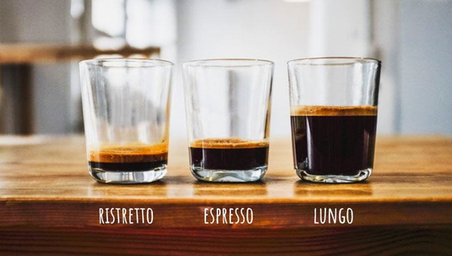 Сравнение кофе лугнго, эспрессо